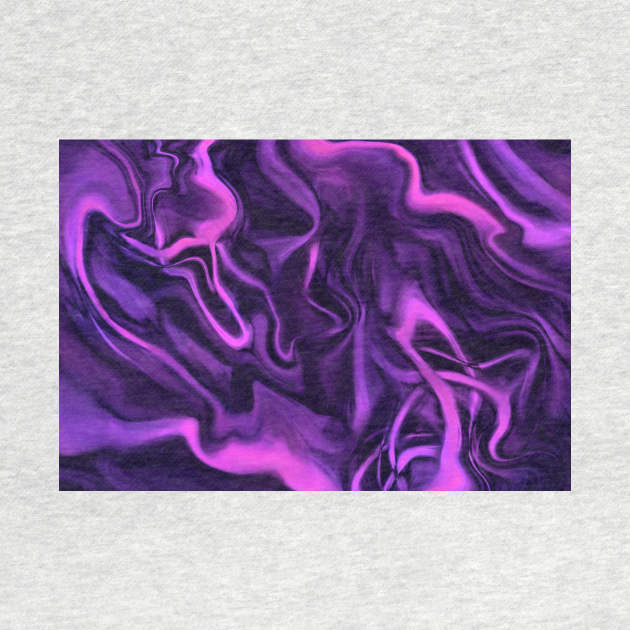 Pink and purple lines - abstract art by Montanescu